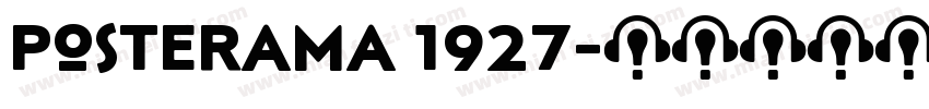 Posterama 1927字体转换